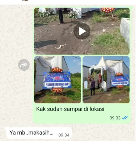 Pengiriman Karangan Bunga Panunggangan