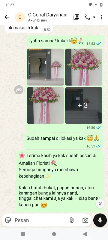 Pengiriman Karangan Bunga Panunggangan