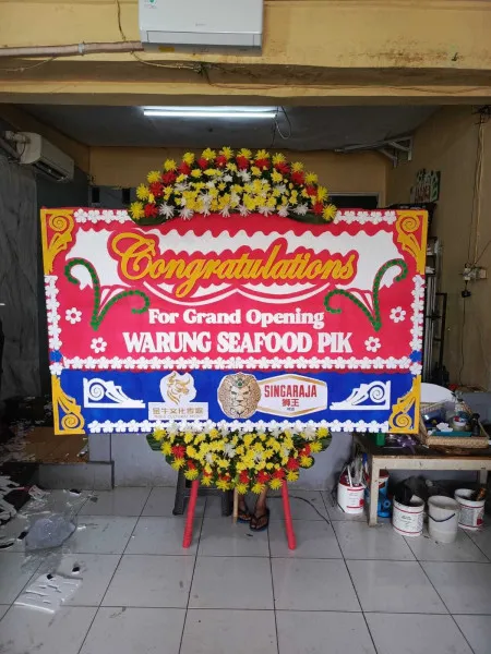 Papan Bunga Ucapan Selamat Panunggangan